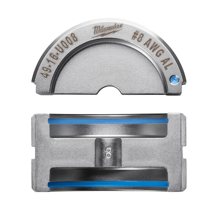 Milwaukee Tool #8 Aluminum U Style Die 49-16-U008